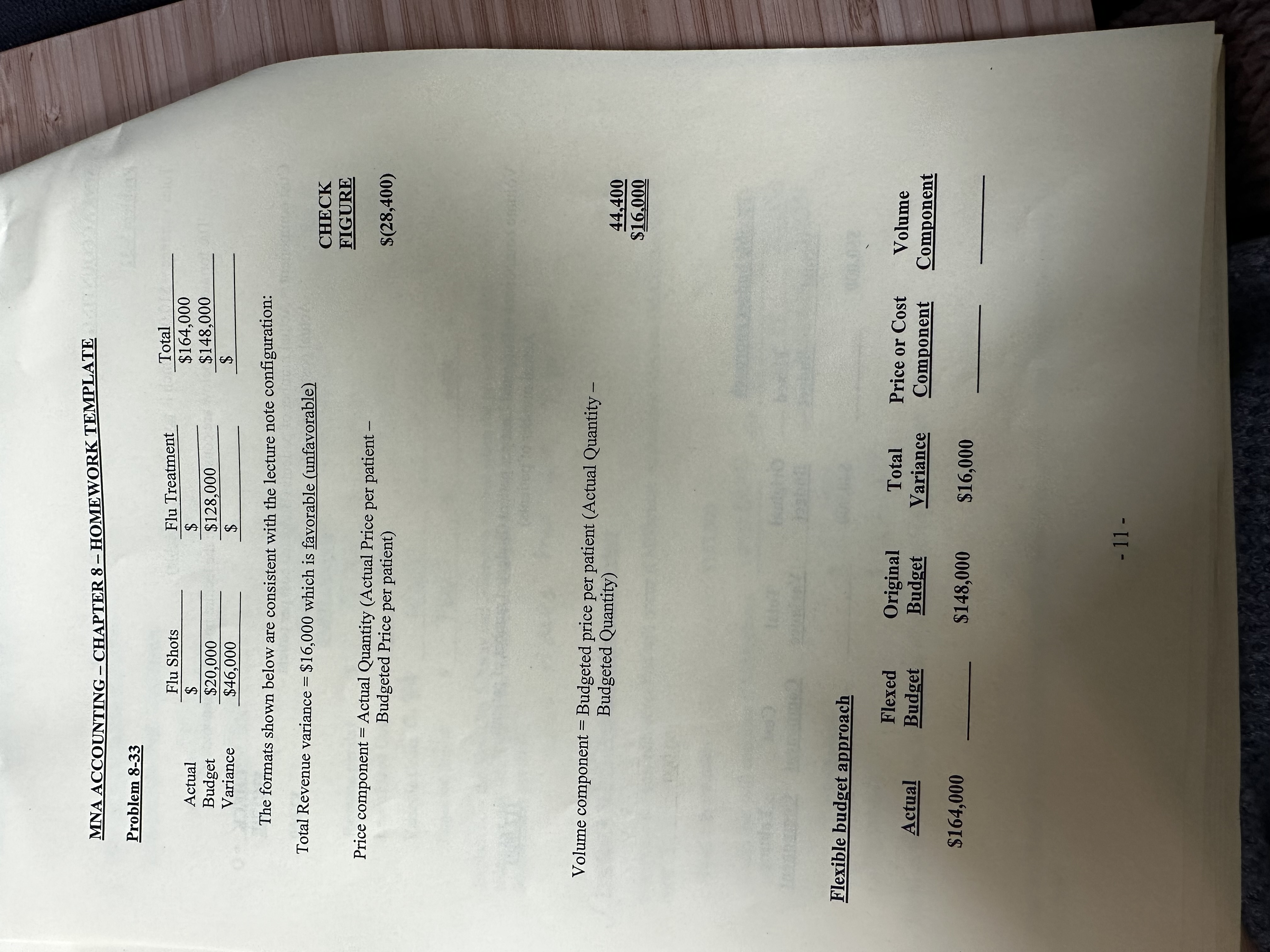 MNA ACCOUNTING - CHAPTER 8 - HOMEWORK TEMPLATE