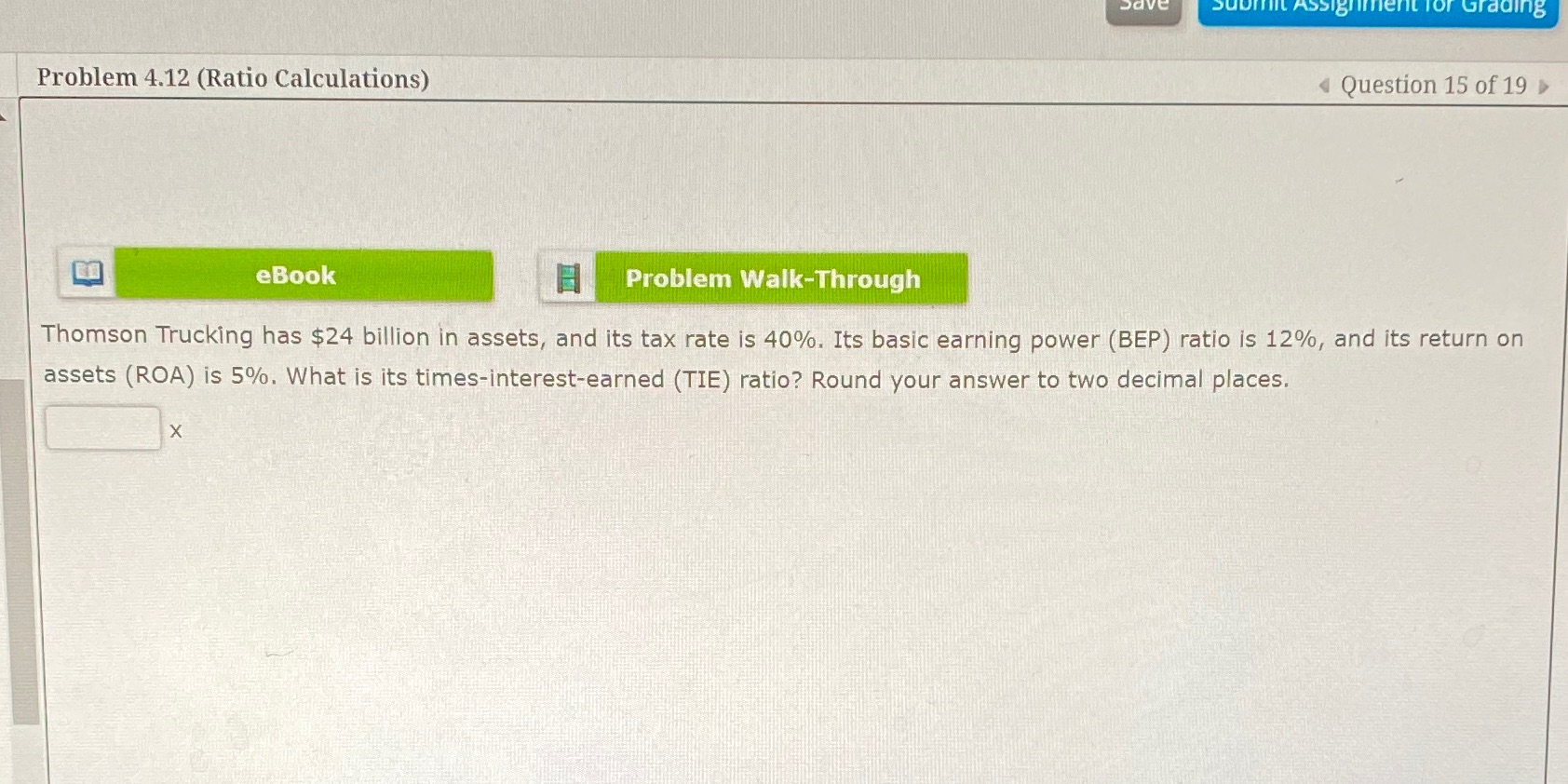 TIE Dave SUDITIL ASSignment for Grading Problem