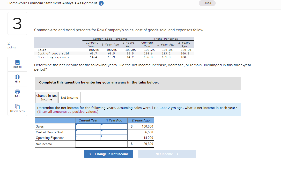 Homework: Financial Statement Analysis Assignment