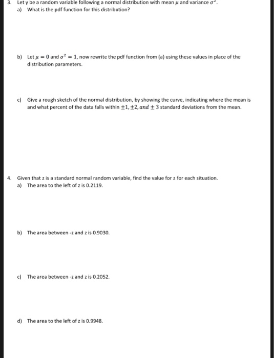 find solutions 1. Find the mean, variance, and