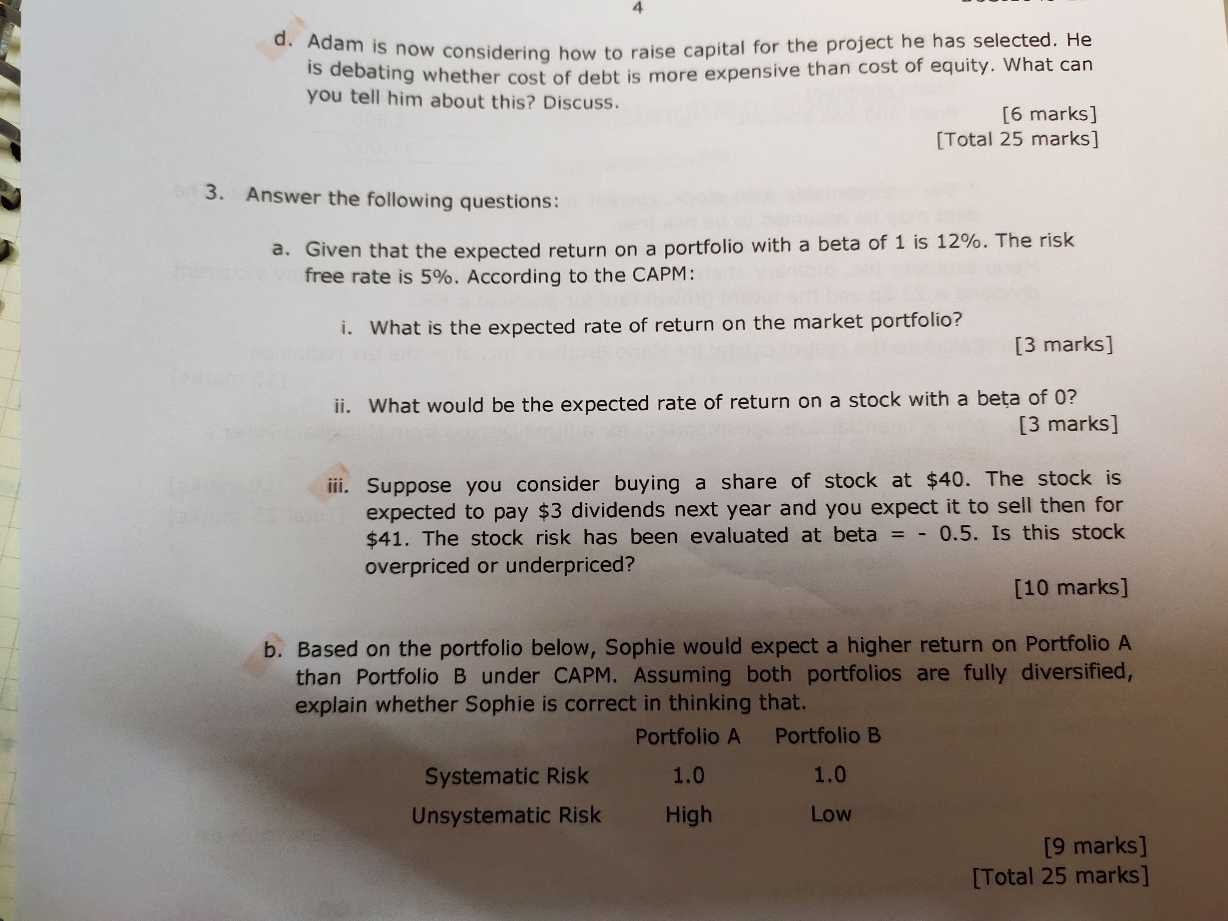 Please help with no 2. D. And no3. A. iii and b.