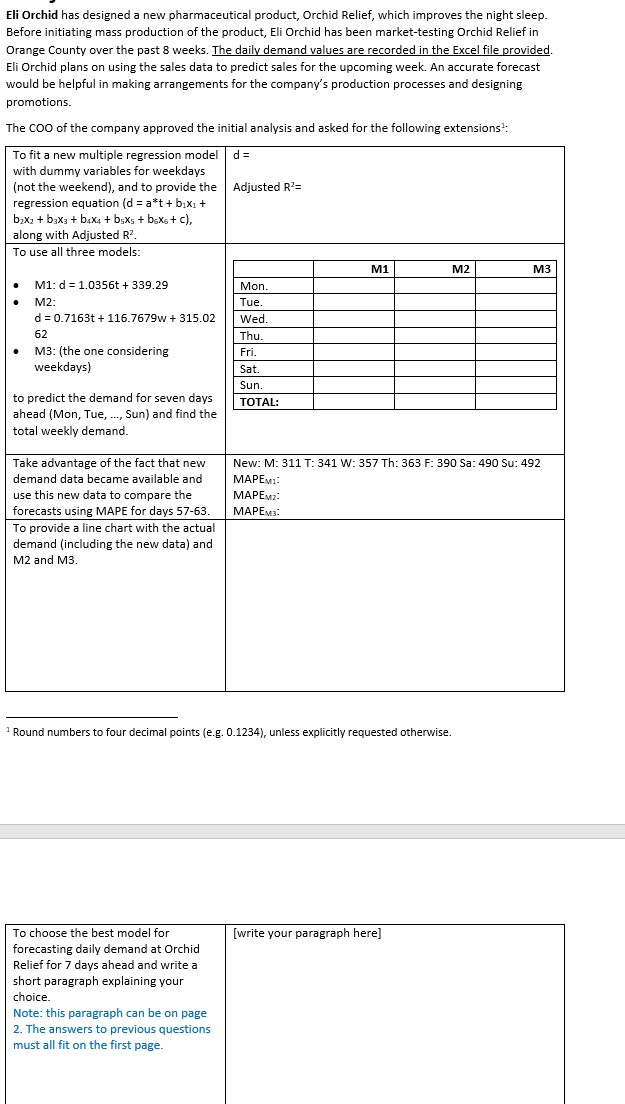 A B C D E F Day Date Weekday Daily Demand Weekend