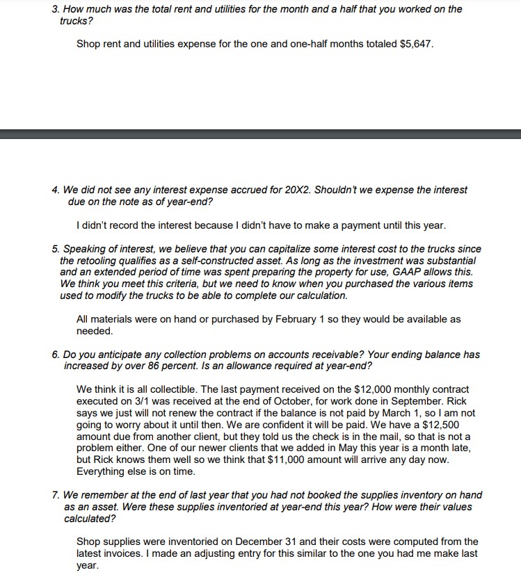 This is all the information given for the