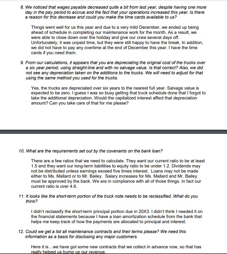 This is all the information given for the