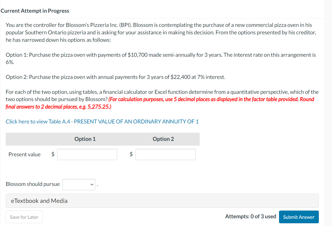 Cu rrent Attempt in Progress You are the
