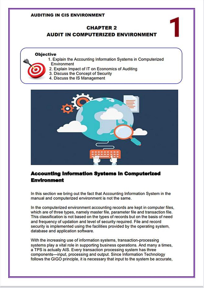 Part 1 ? Explain the Accounting Information