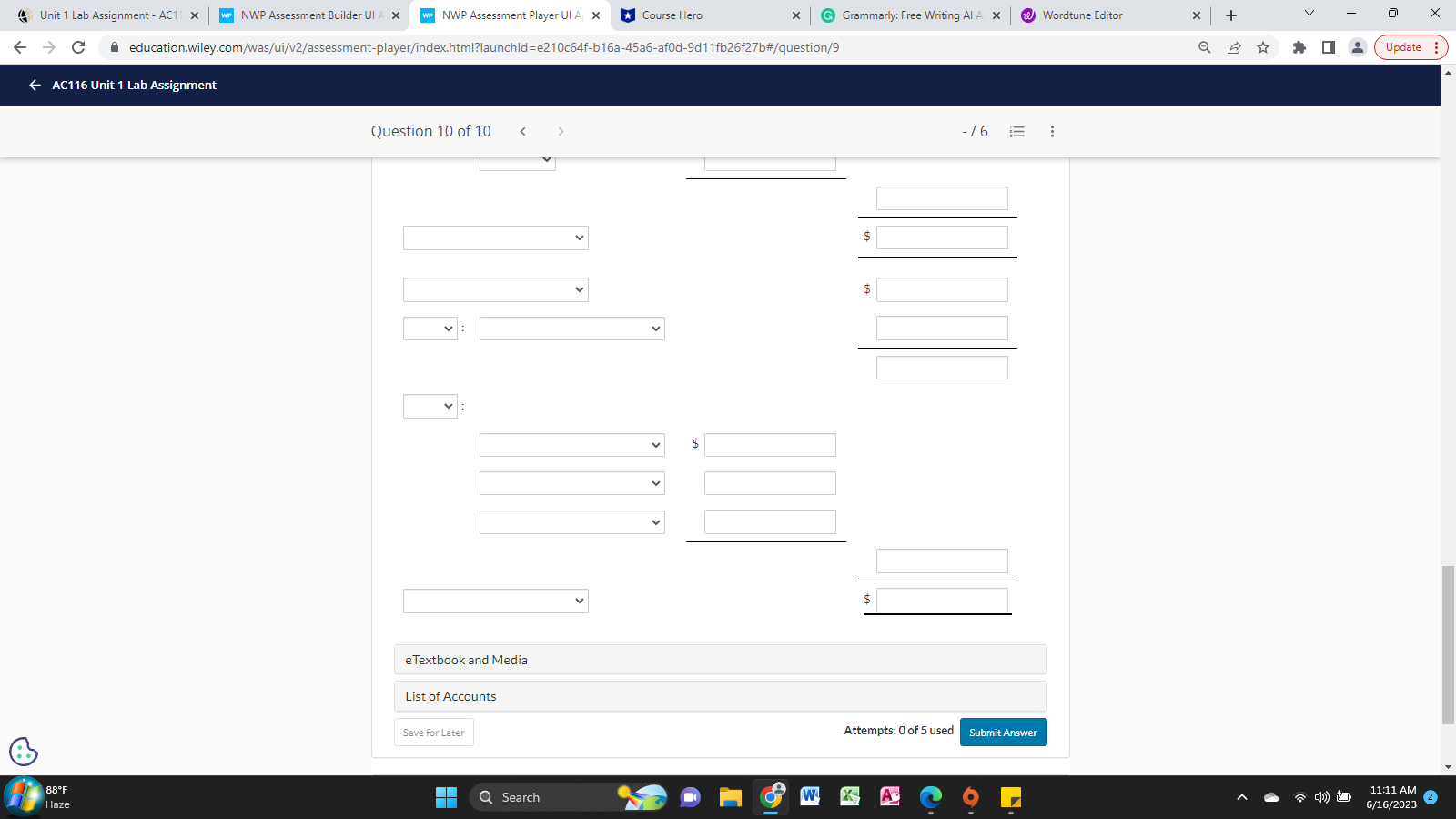 Unit 1 Lab Assignment - AC11 X WP NWP Assessment