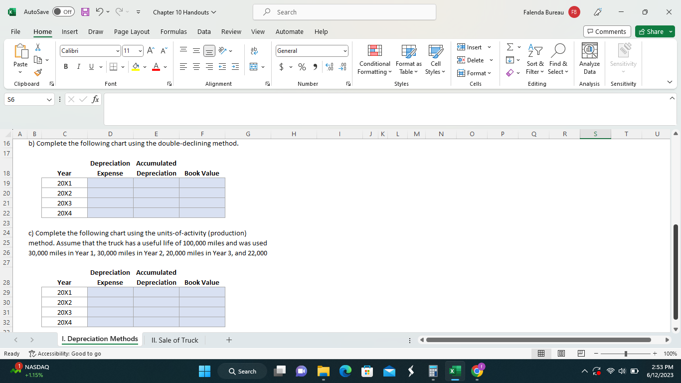 X AutoSave Off H . = Chapter 10 Handouts Search