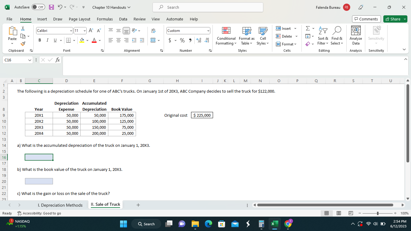 X AutoSave Off H . = Chapter 10 Handouts Search