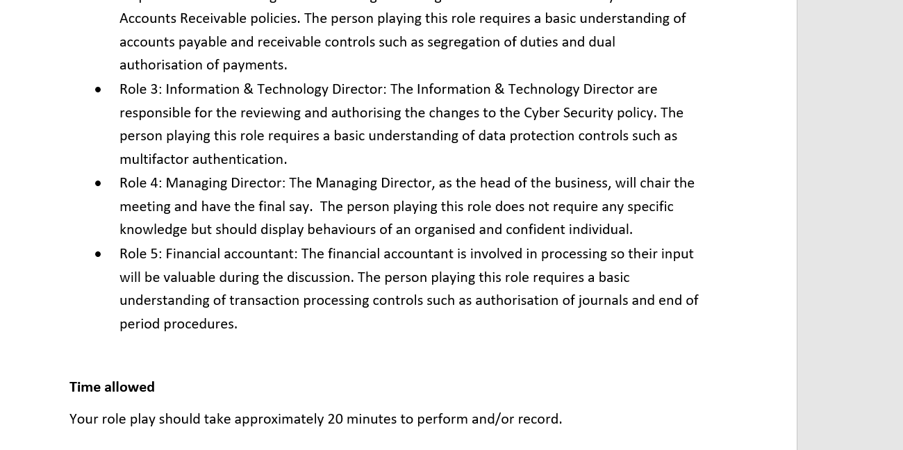 Now that the procedures and the implementation