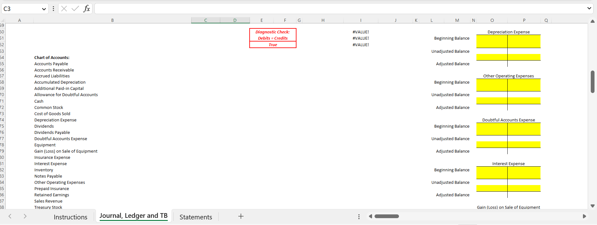 I need help solving the yellow blanks that are