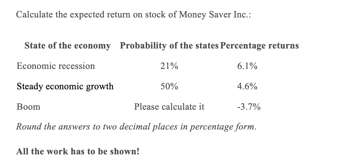 Can you help with this question? Calculate the