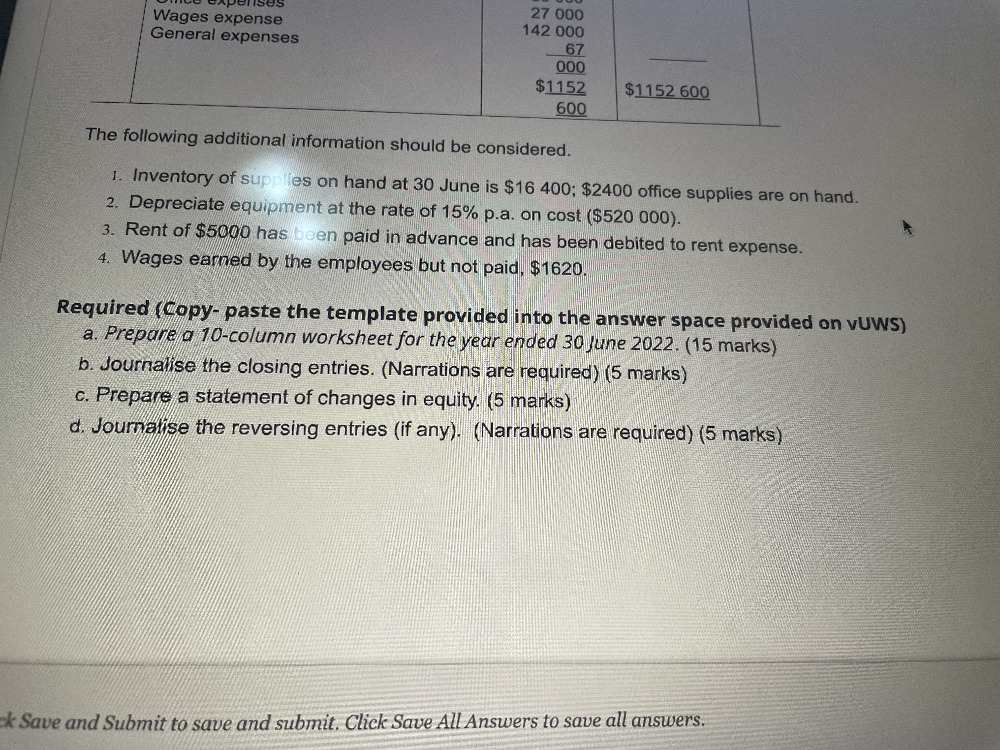 Question Completion Status: QUESTION 1 The trial