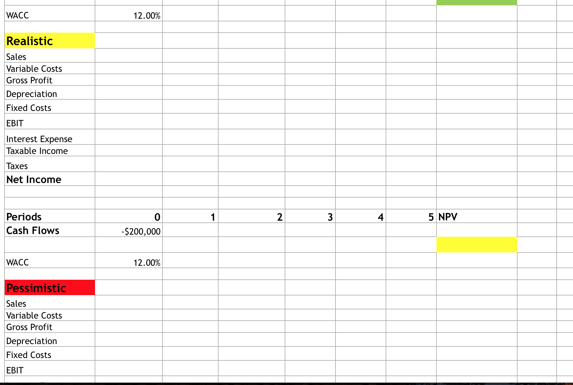 Use the information provided to create