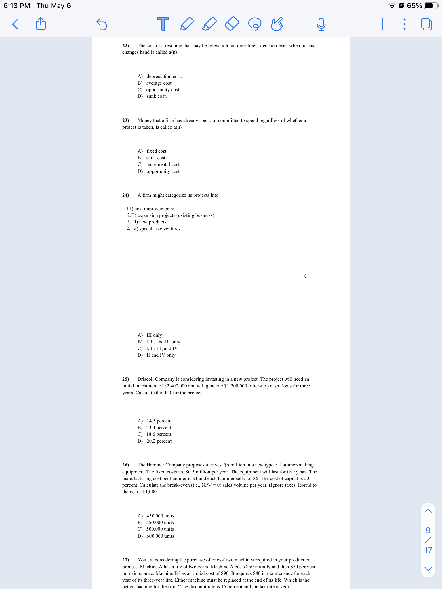 Please solve these questions. As soon as