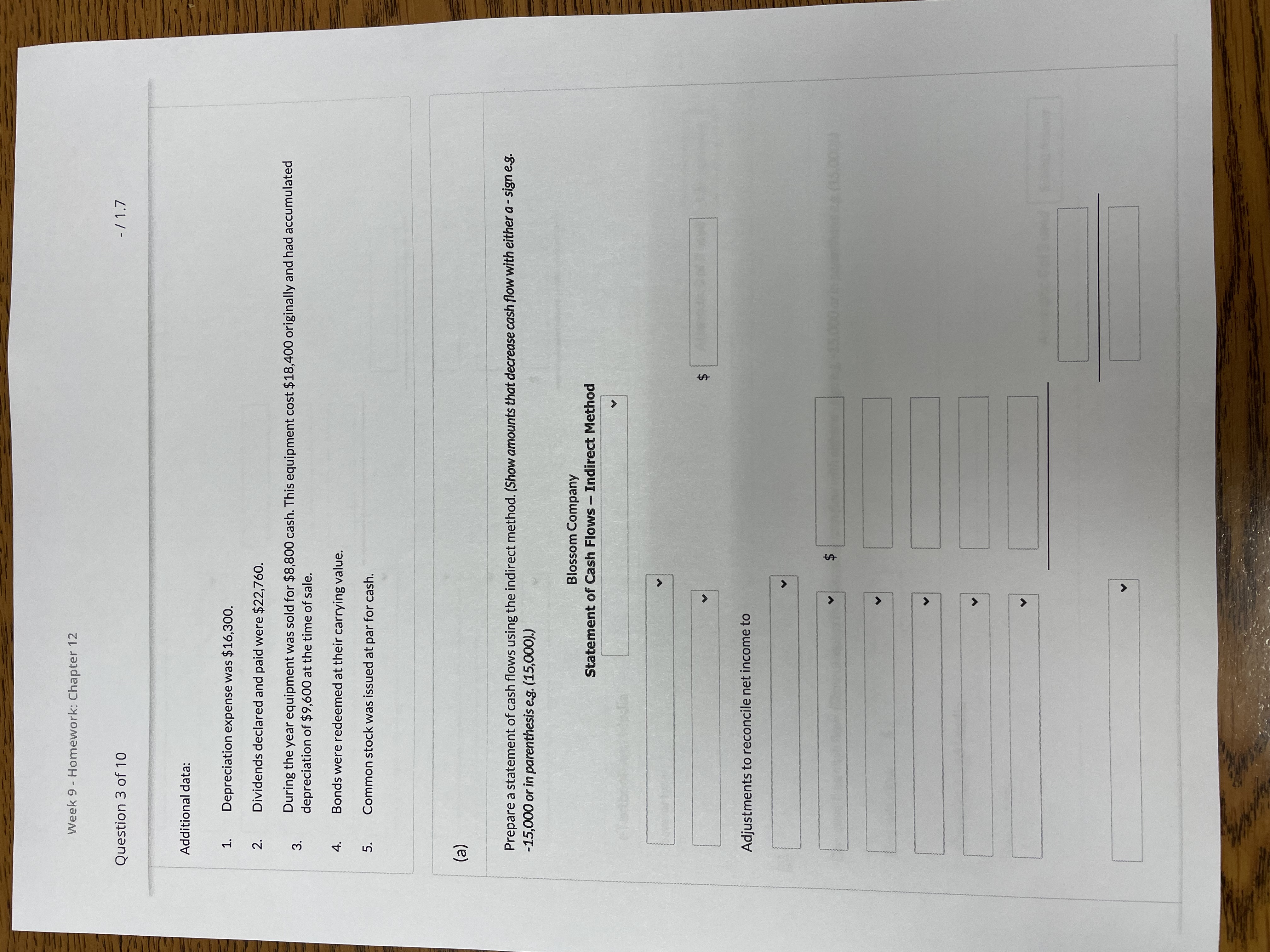 1 of 10 < - /1.7 E View Policies Current Attempt