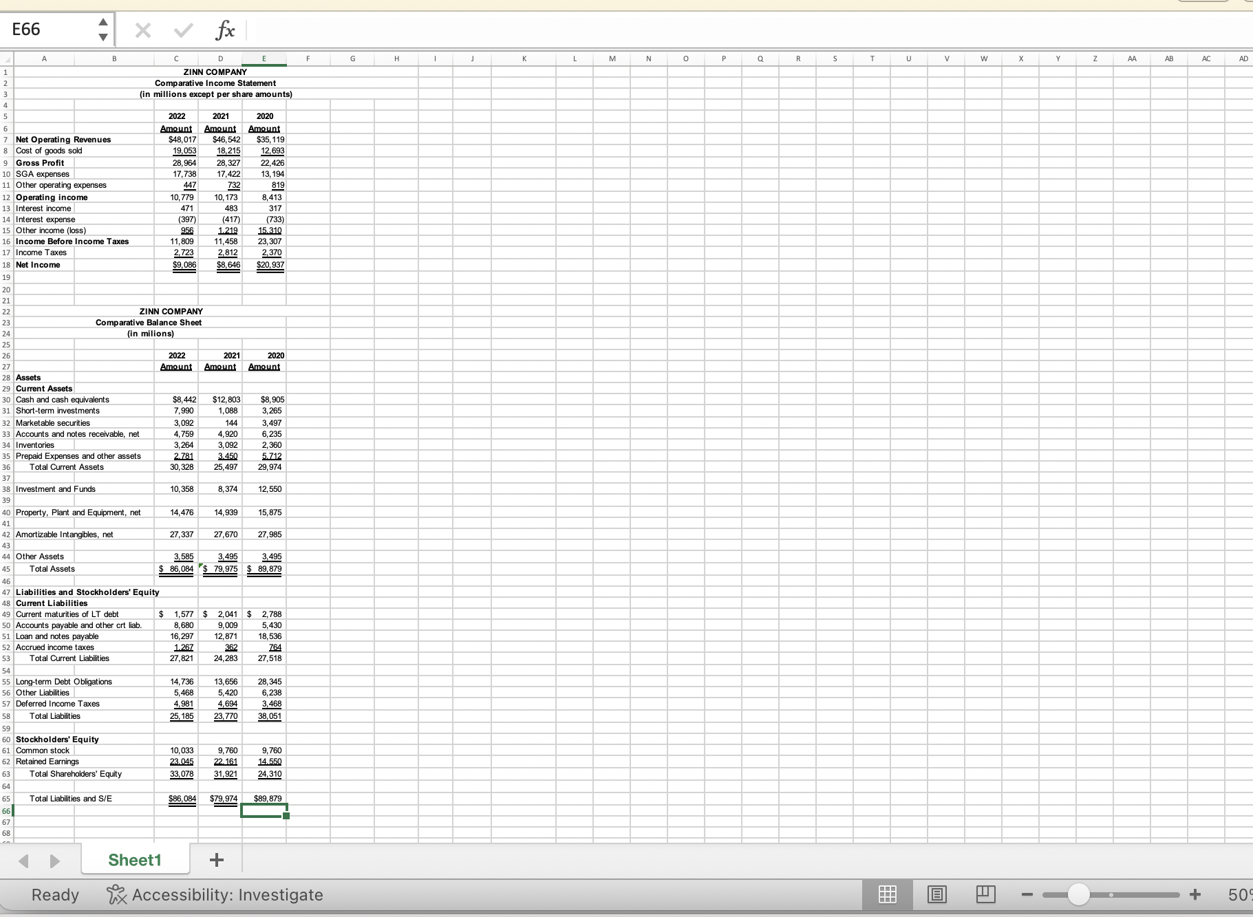 Learning Objectives 1. Prepare common size Income