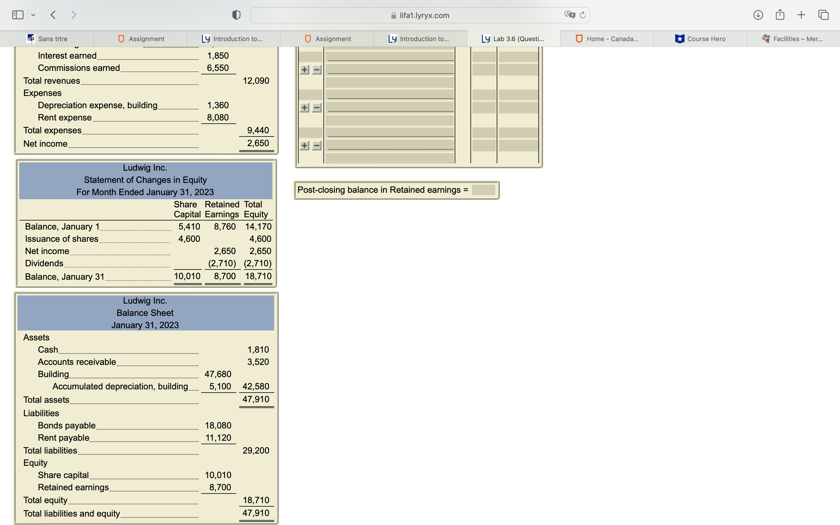 v > lifa1.lyryx.com + up Sans titre Assignment Ly