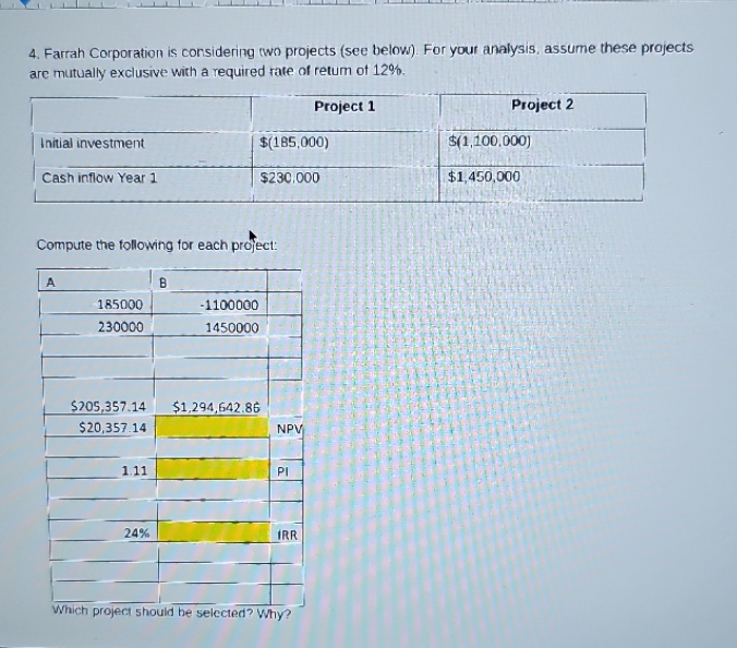 please provide shown work and the correct answer
