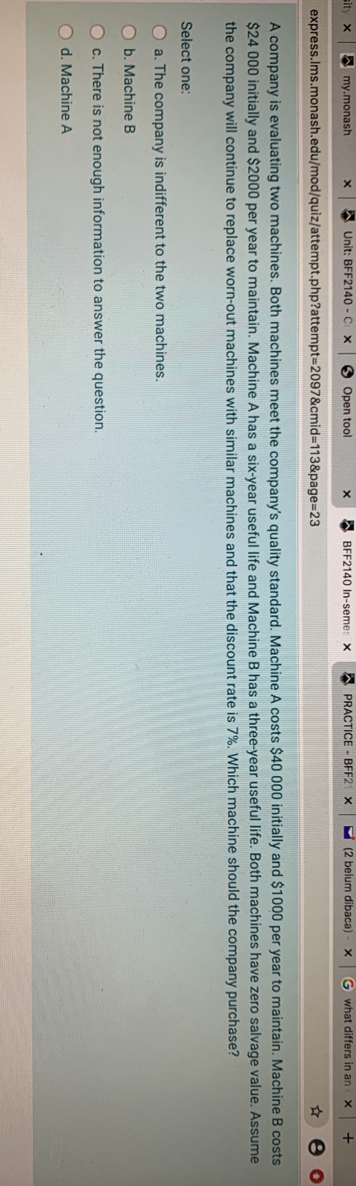 Could you please answer this multiple choice