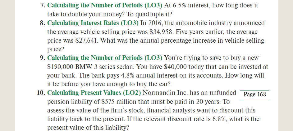 Please complete question no : 4, 7, 10, 16, 18, &