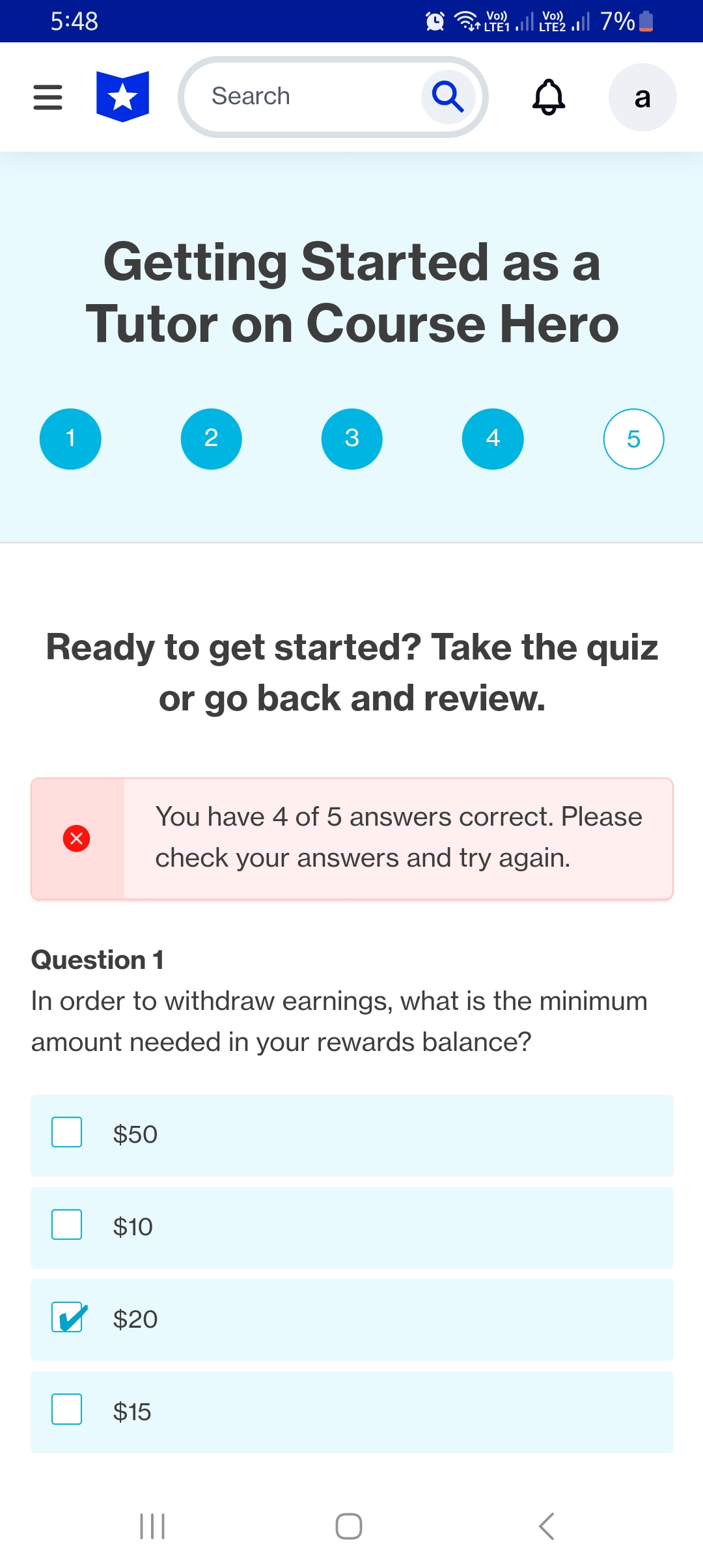 Can't submit answer after correcting the wrong