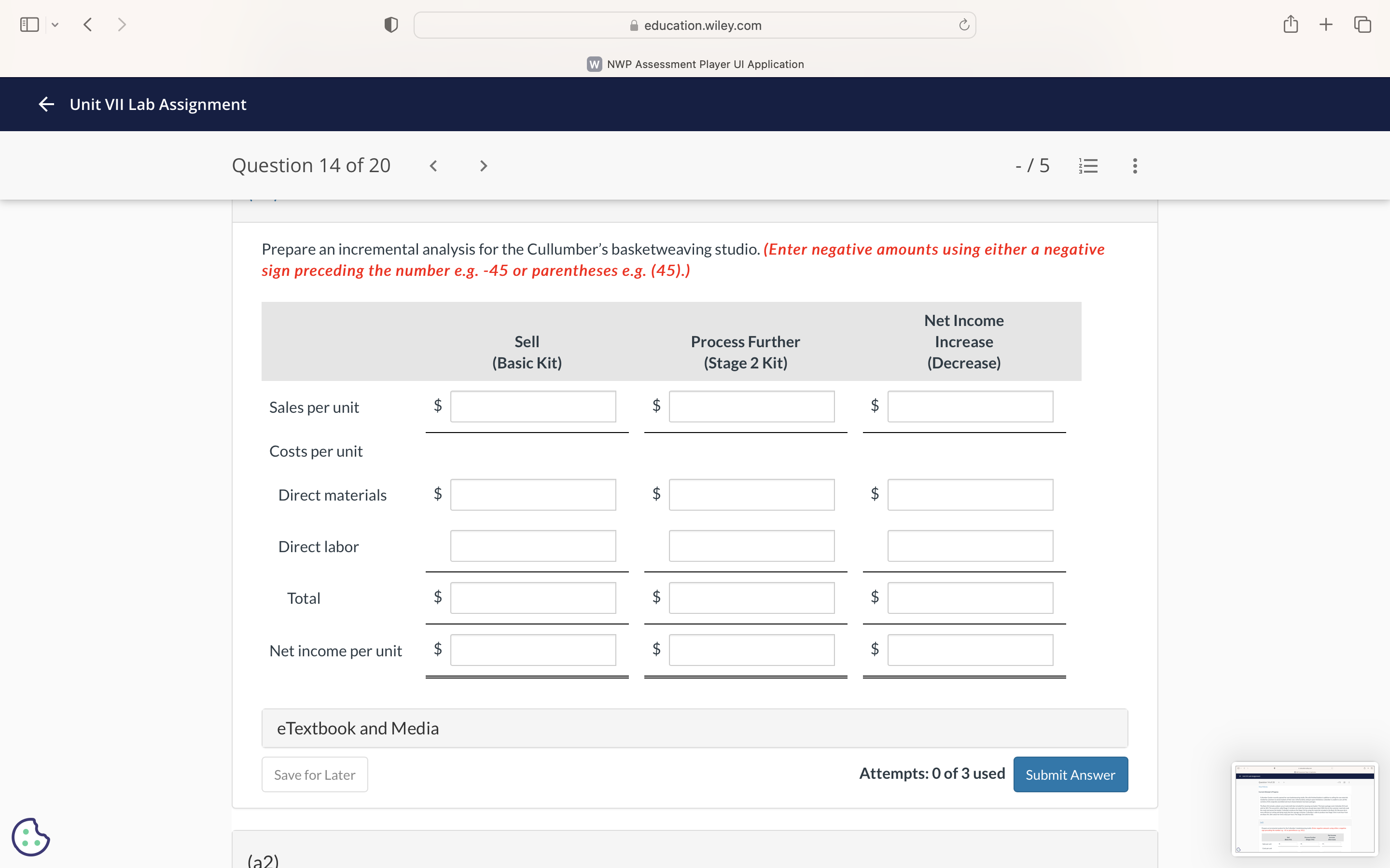 V < D educationwileycom C (T'I + @ nwp Assessment