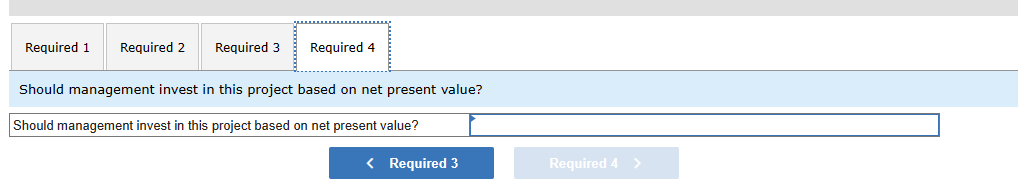 Required 1 Required 2 Required 3 Required 4