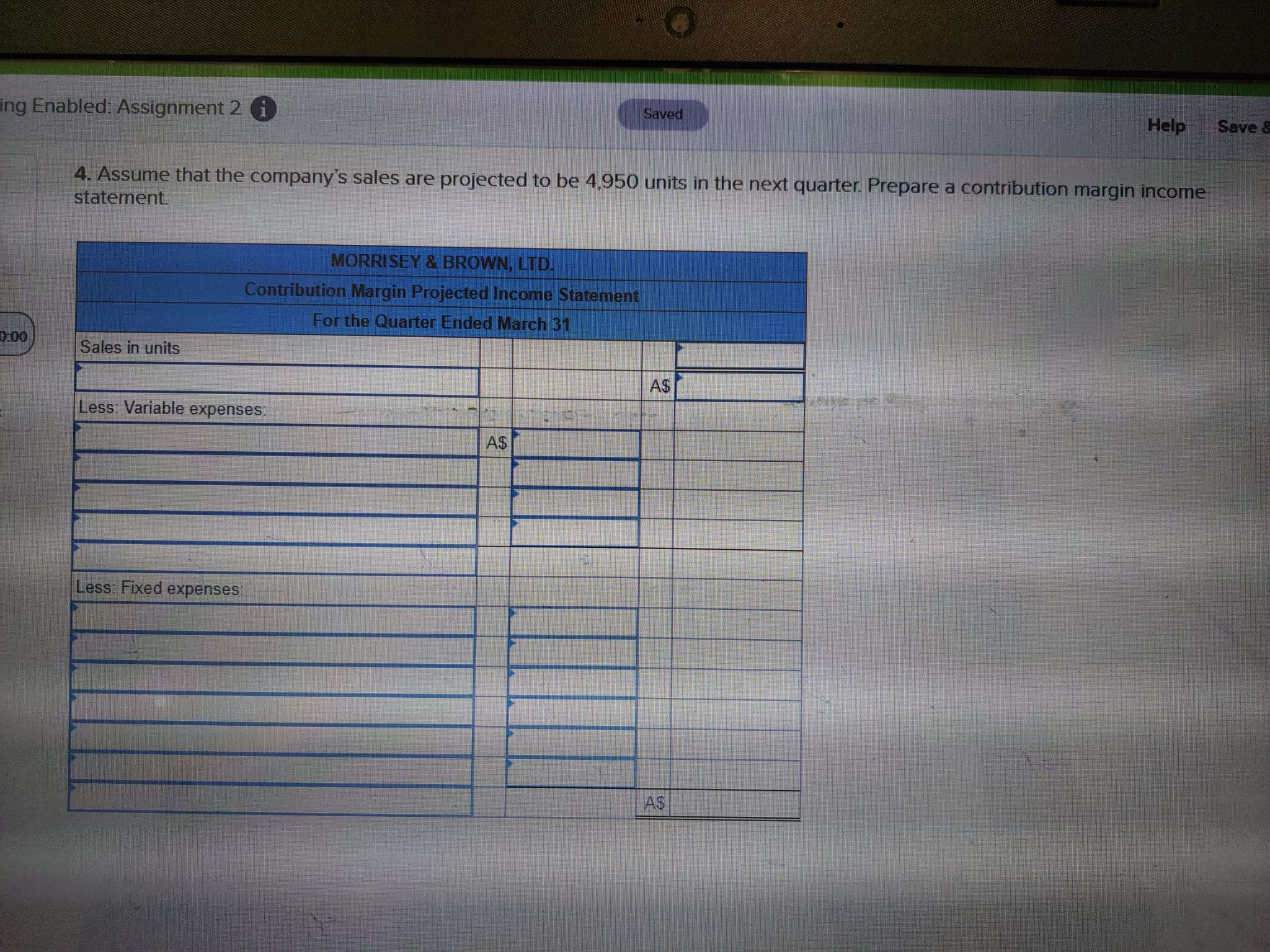 Proctoring Enabled: Assignment 2 (i 02:20:33