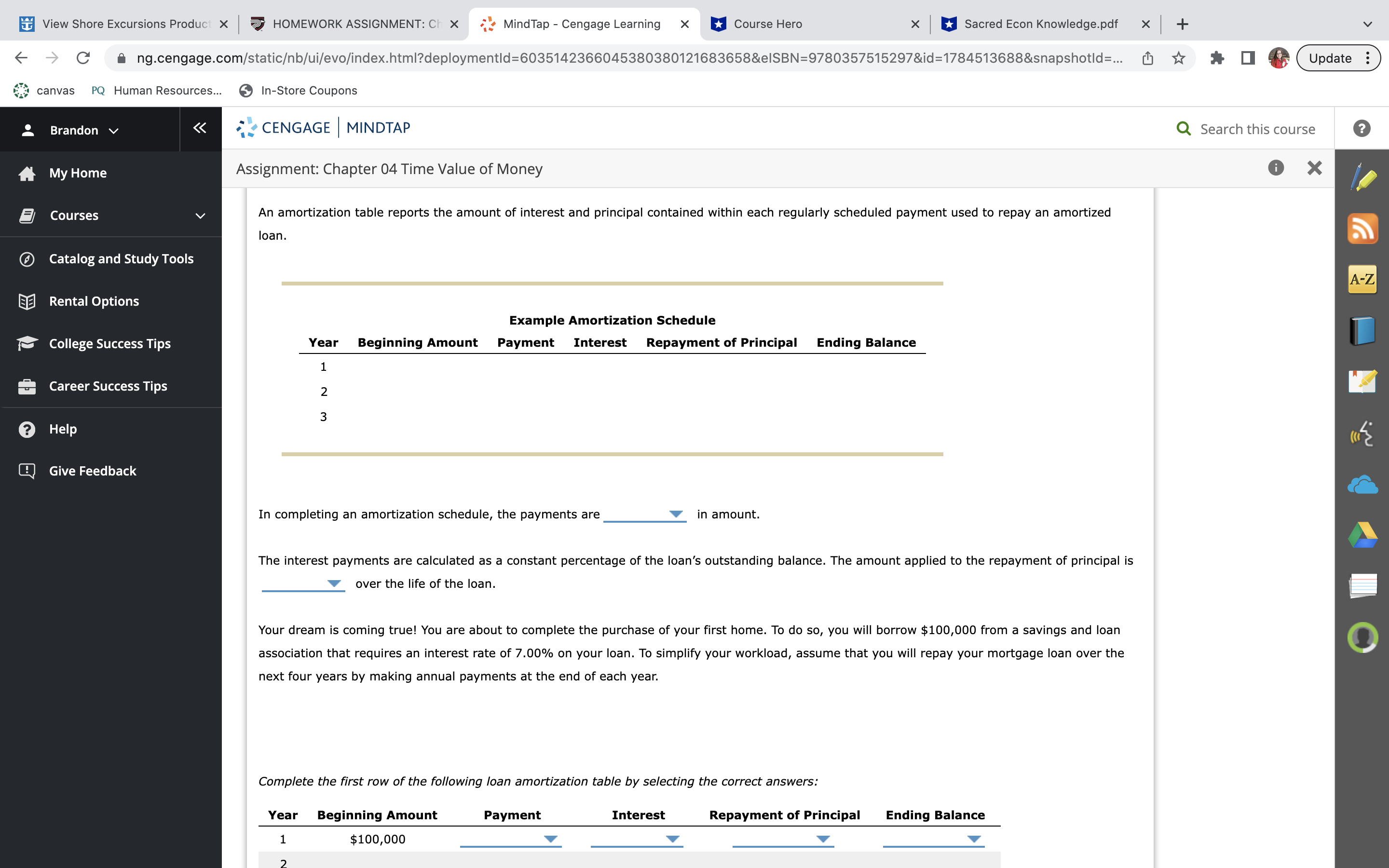 B View Shore Excursions Produ < X i % HOMEWORK