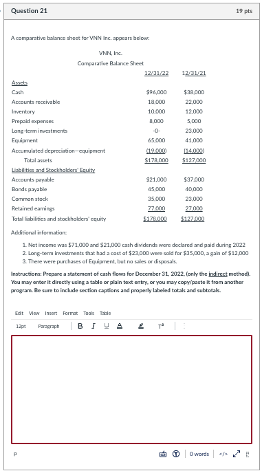 Question 18 8 pts Be sure to answer all four