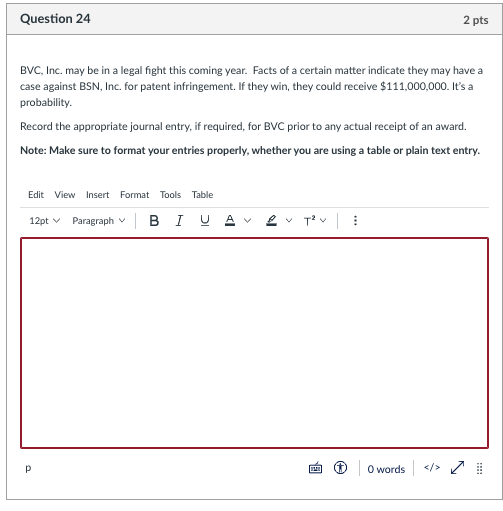 Question 18 8 pts Be sure to answer all four