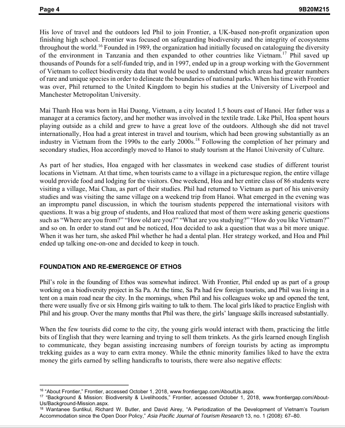 Summary Analysis Compose 3 reading questions IVEy