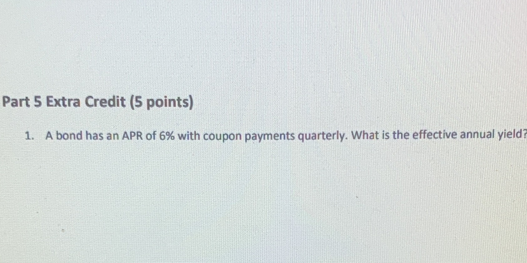 what formulas and what would that result Part 5