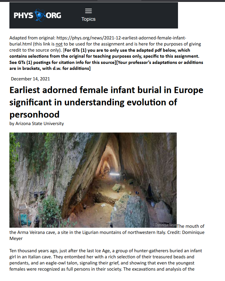 1.) Describe the key features of the ancient