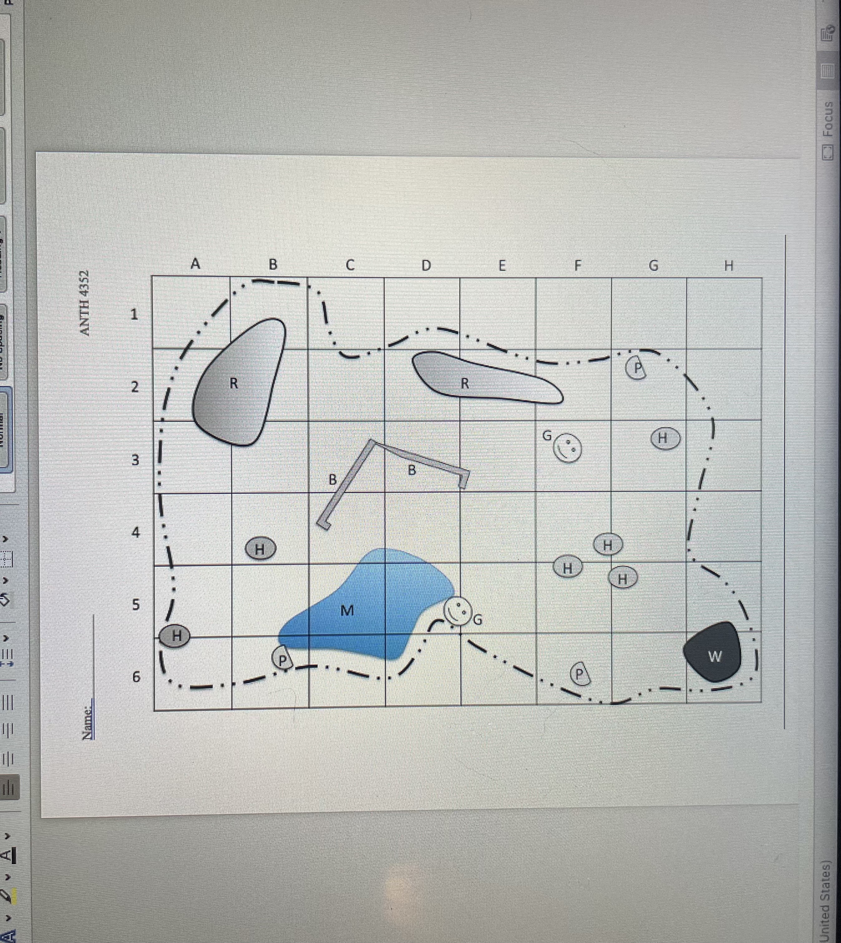 Pane Name: ANTH 4352 Archaeological Sampling