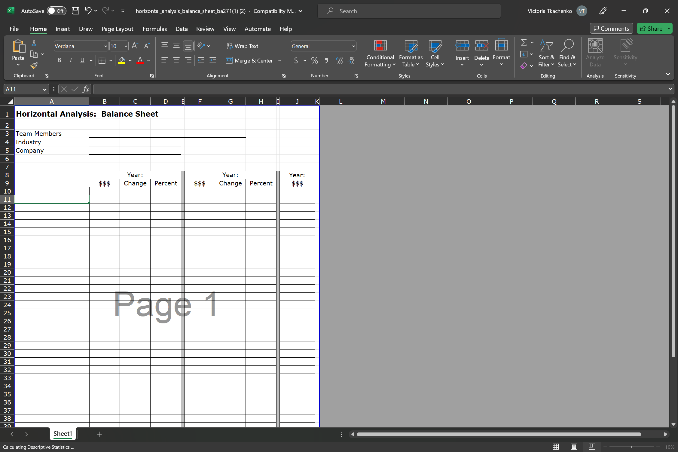 X AutoSave O off ) H