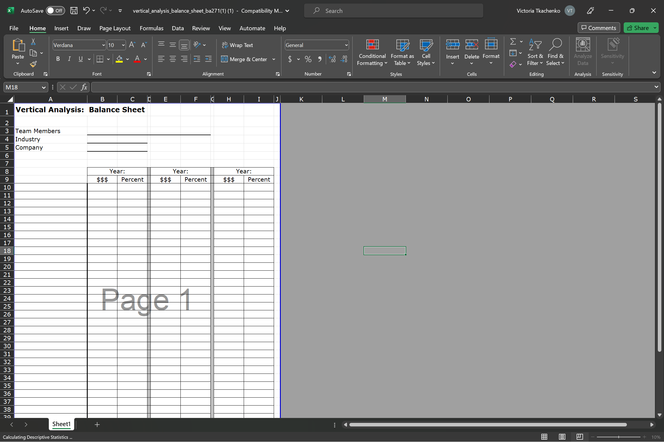 X AutoSave O off ) H