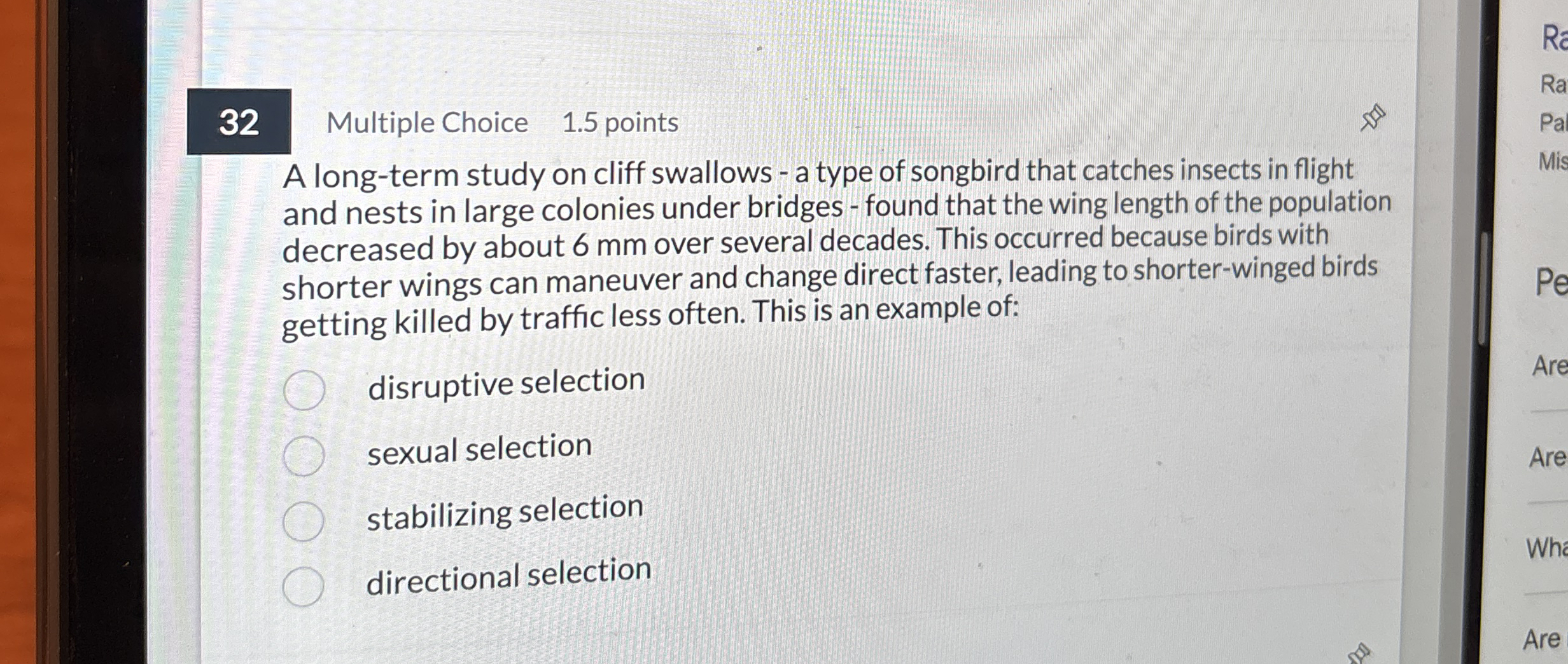 3 2 Multiple Choice 1 . 5 points A long - term