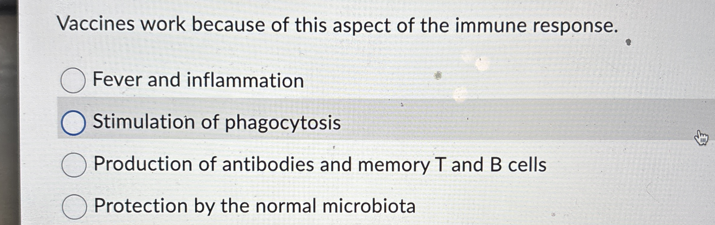 Vaccines work because of this aspect of the