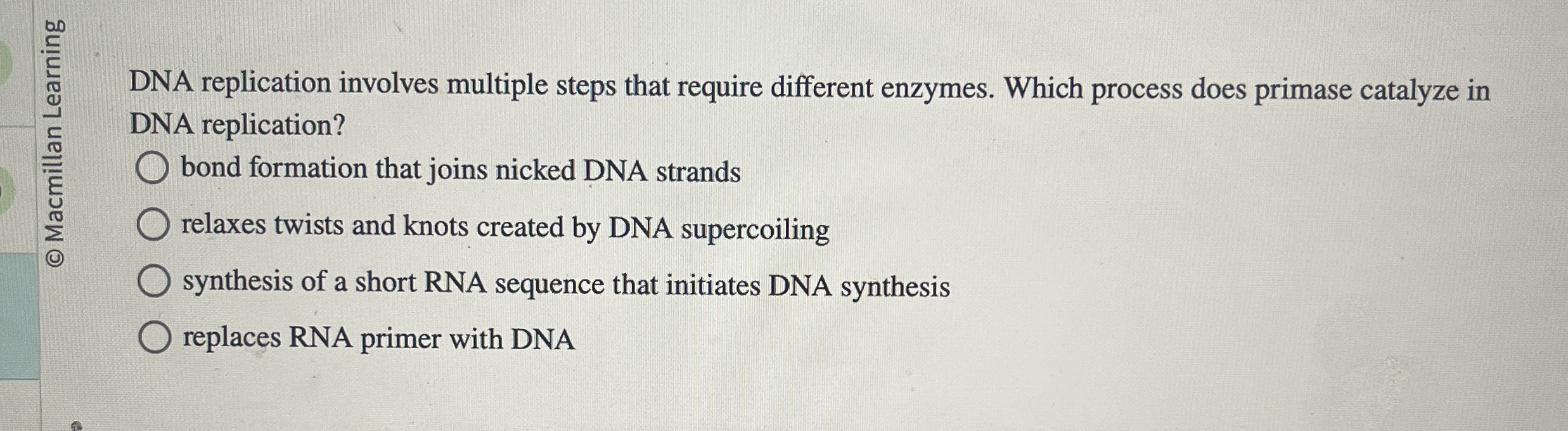 DNA replication involves multiple steps that