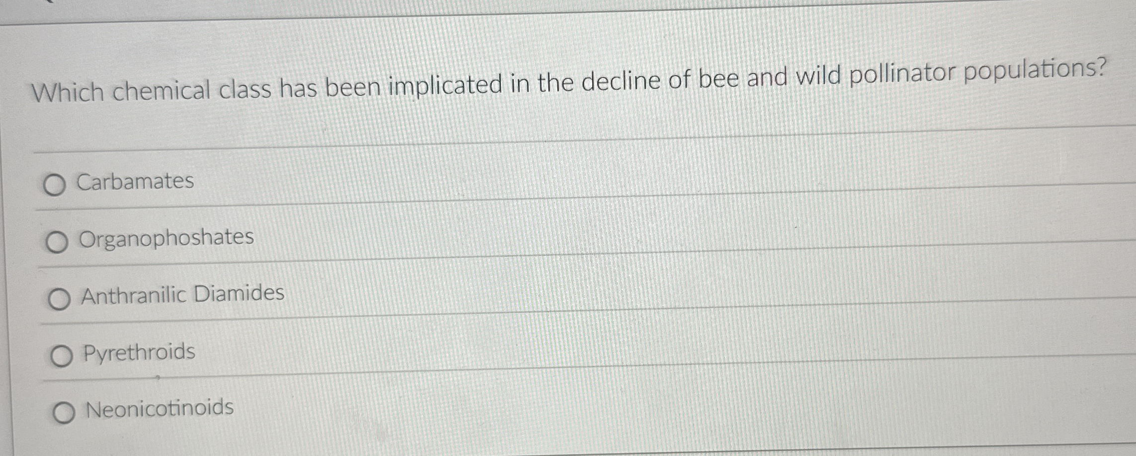 Which chemical class has been implicated in the