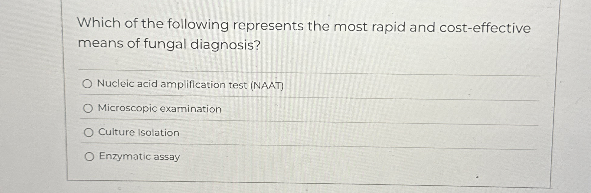 Which of the following represents the most rapid