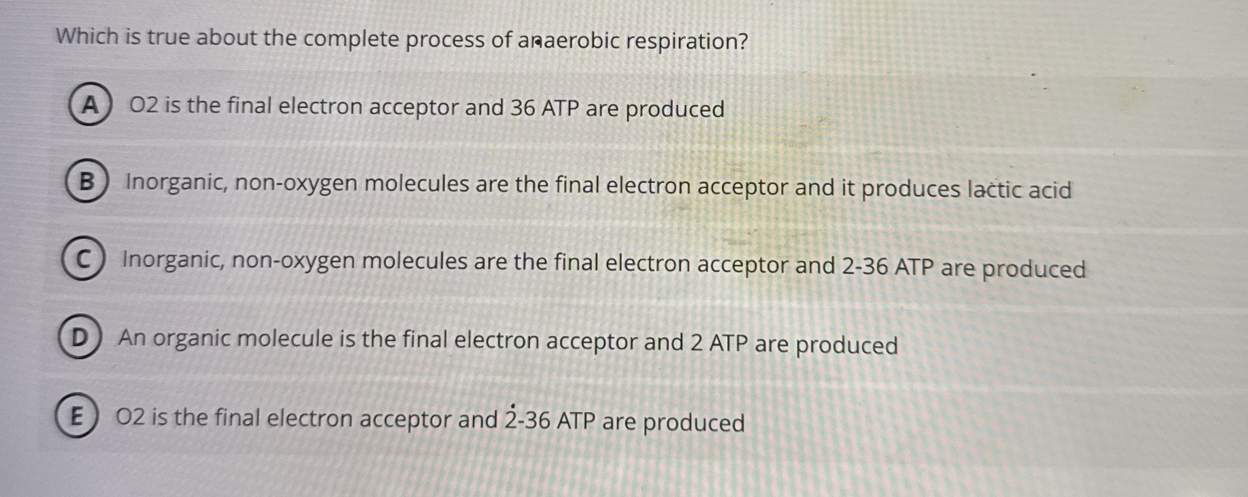 Which is true about the complete process of