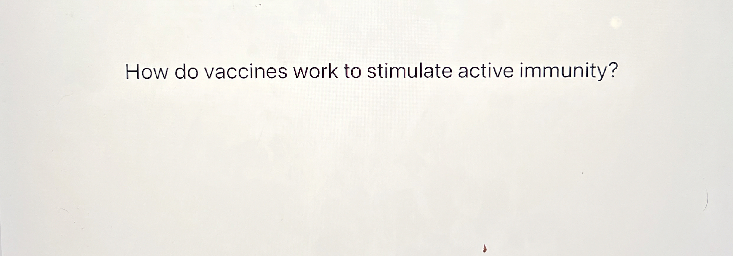 How do vaccines work to stimulate active immunity?