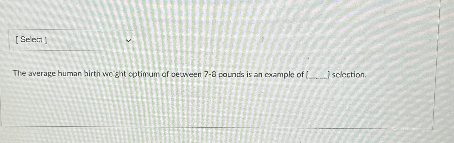 The average human birth weight optimum of between