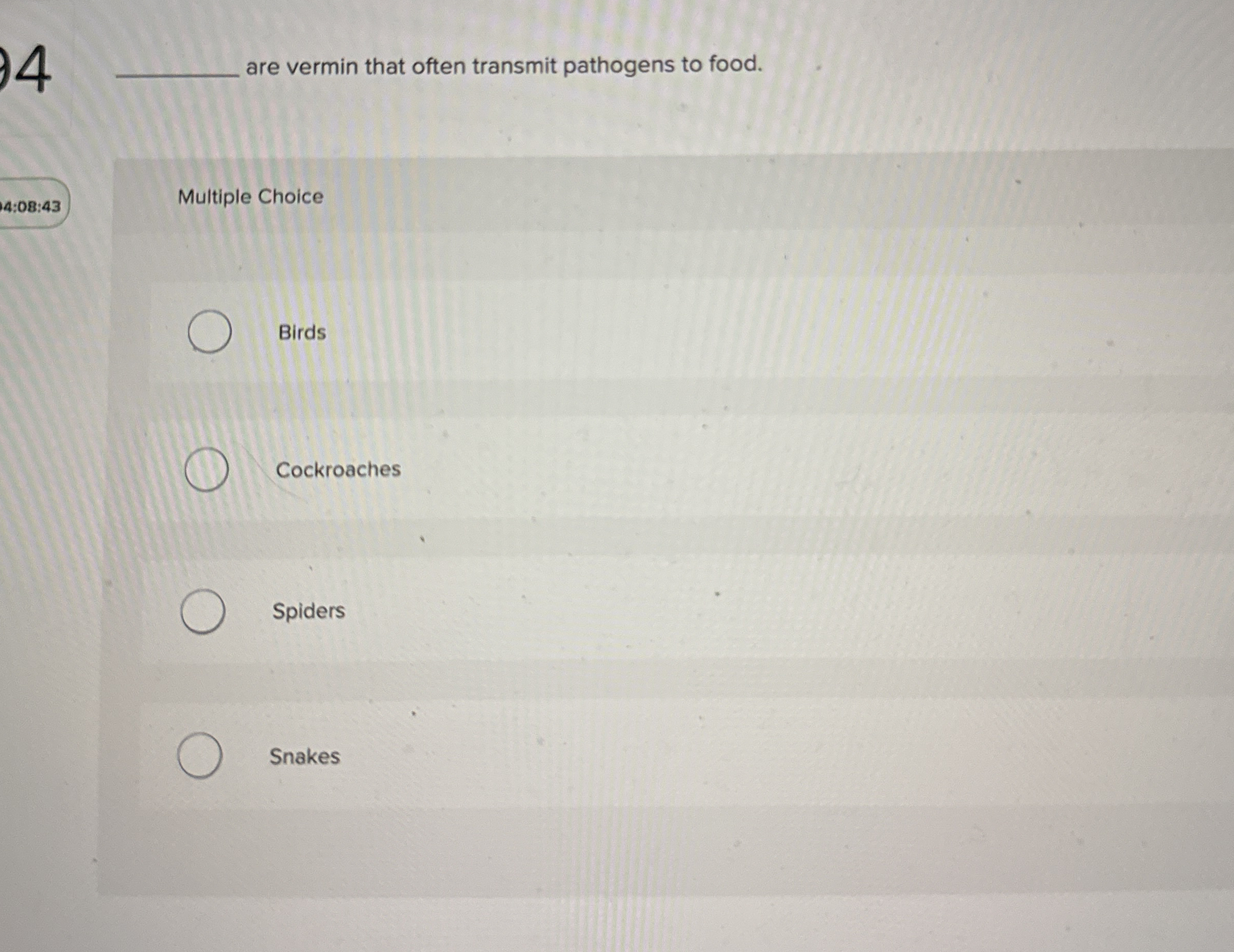 4 are vermin that often transmit pathogens to