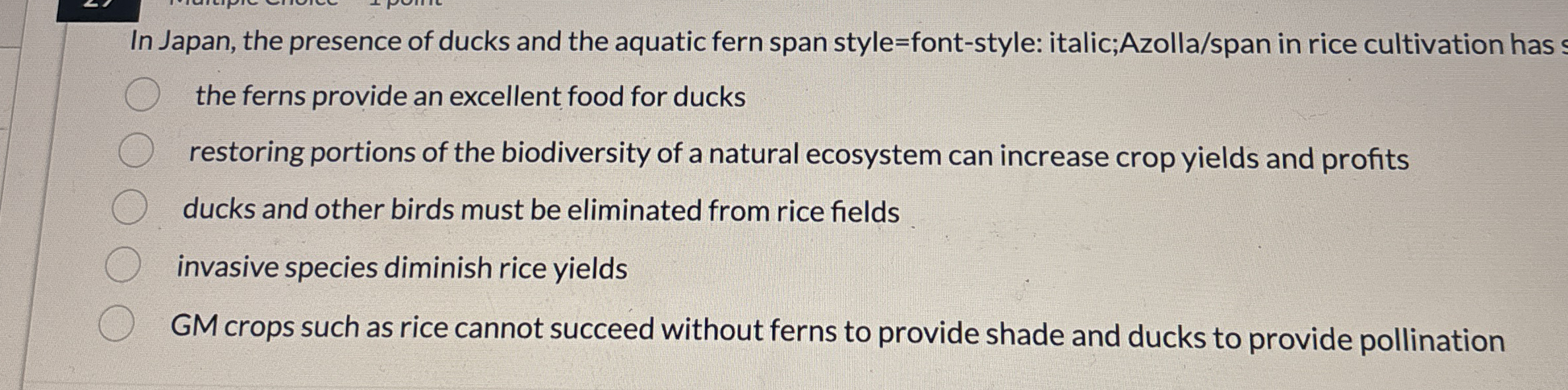 In Japan, the presence of ducks and the aquatic