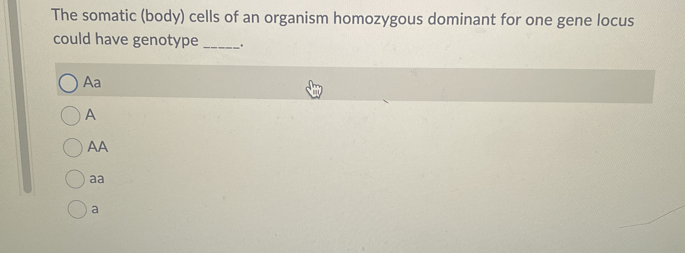 The somatic ( body ) cells of an organism
