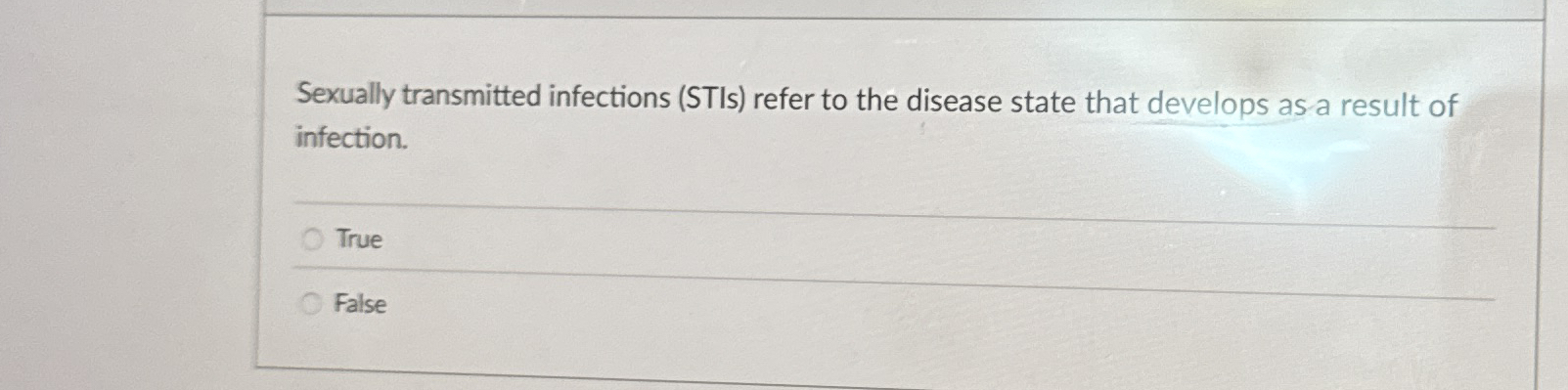 Sexually transmitted infections ( STIs ) refer to